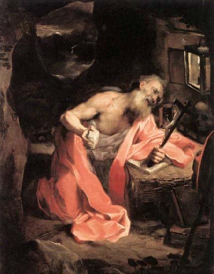 BAROCCI, Federico Fiori St Jerome oil painting picture